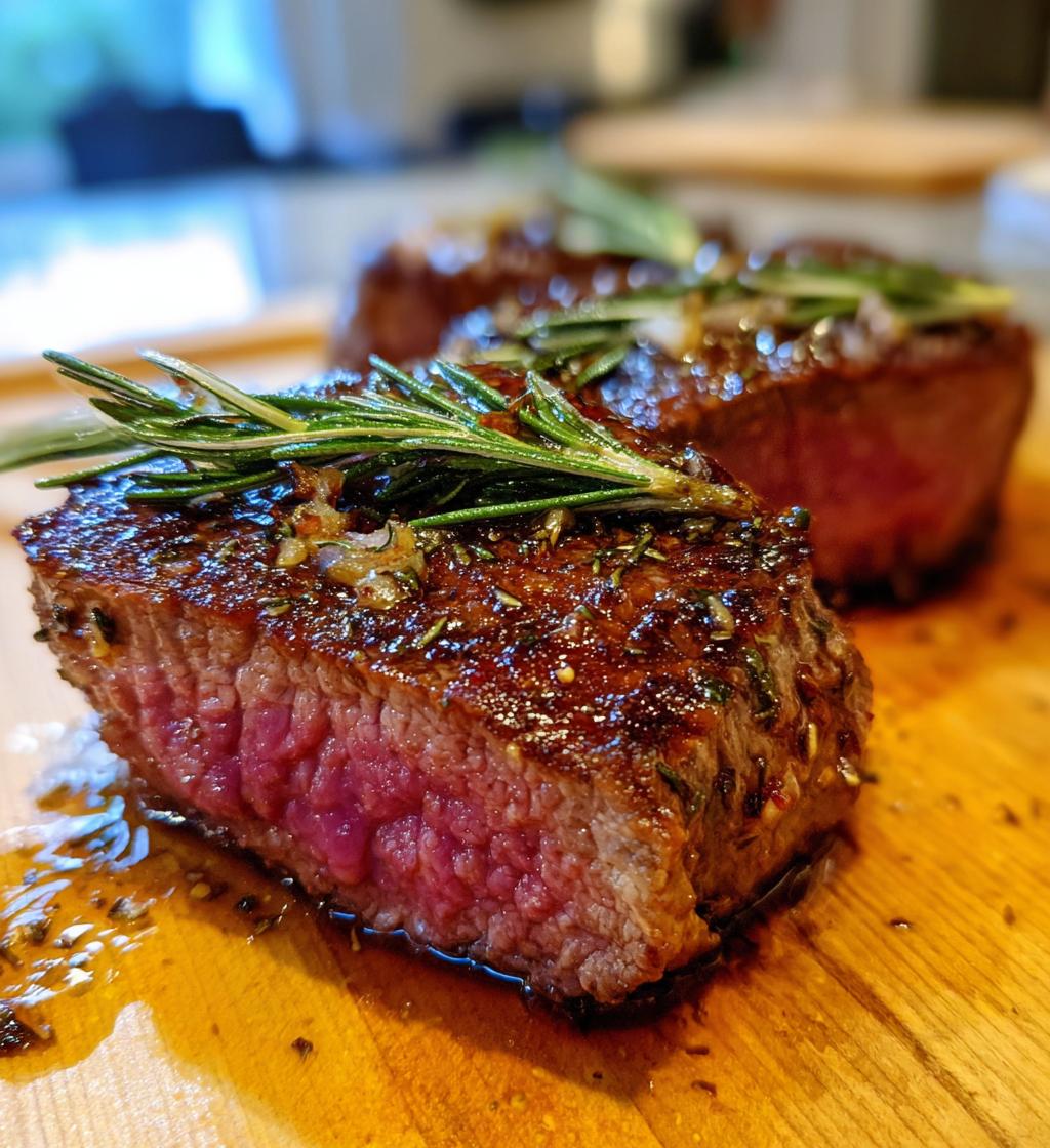 Well-Seasoned Pan Seared Filet Mignon - detail 1