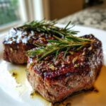 Well-Seasoned Pan Seared Filet Mignon