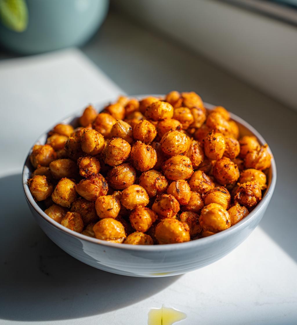 Air Fryer Crispy Chickpeas