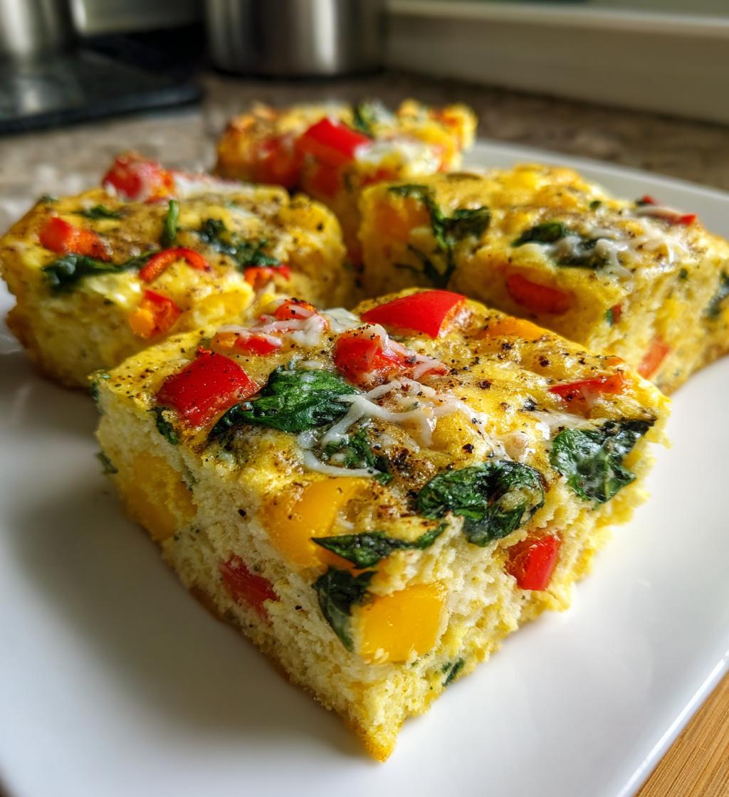 Baked Omelette Breakfast Squares