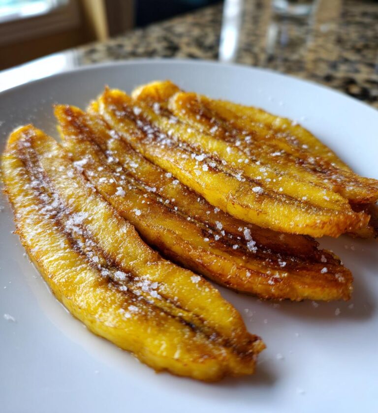Bannann Peze (Double-fried Plantains)