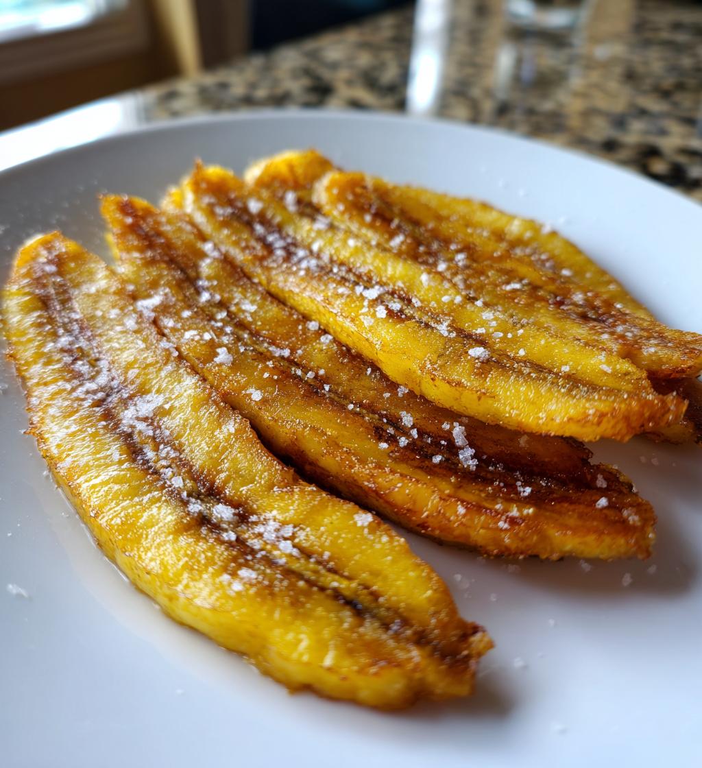 Bannann Peze (Double-fried Plantains)
