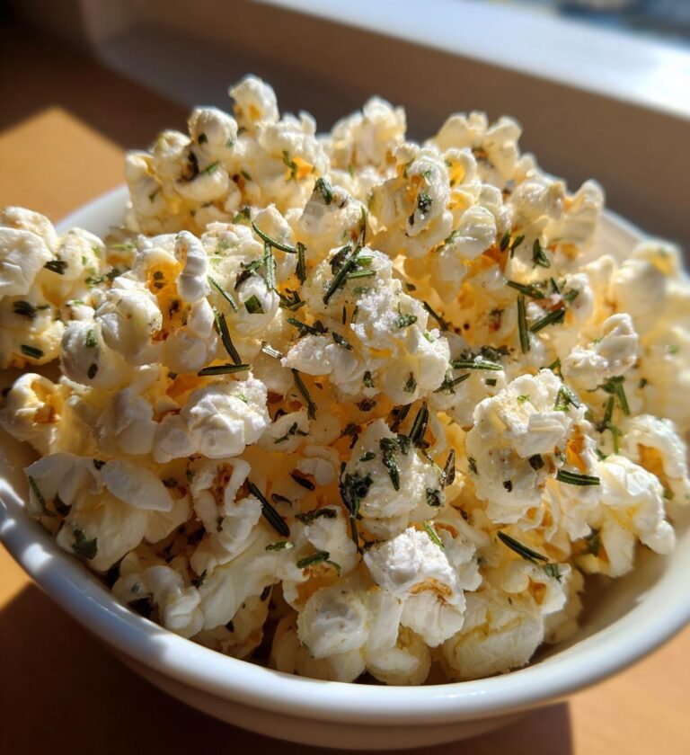 Beef Tallow Popcorn (Seasoned with rosemary)