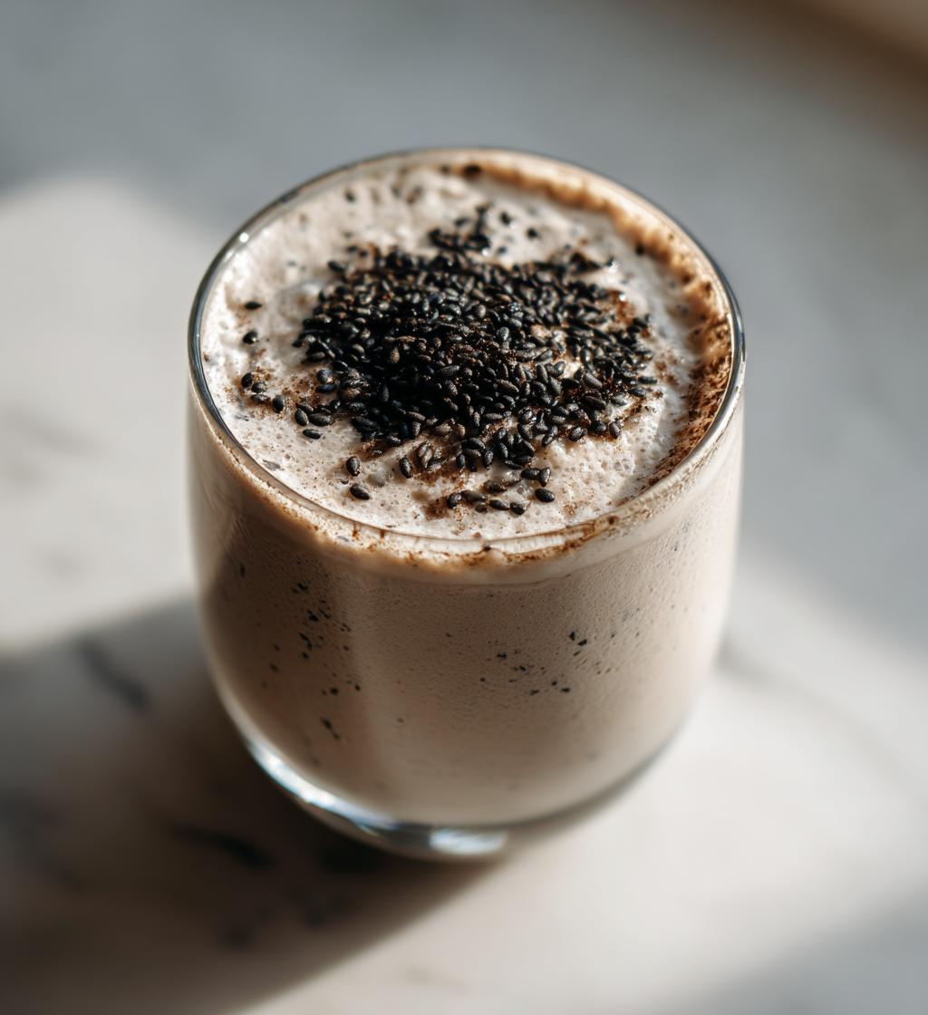 Black Sesame Panna Cotta - detail 1