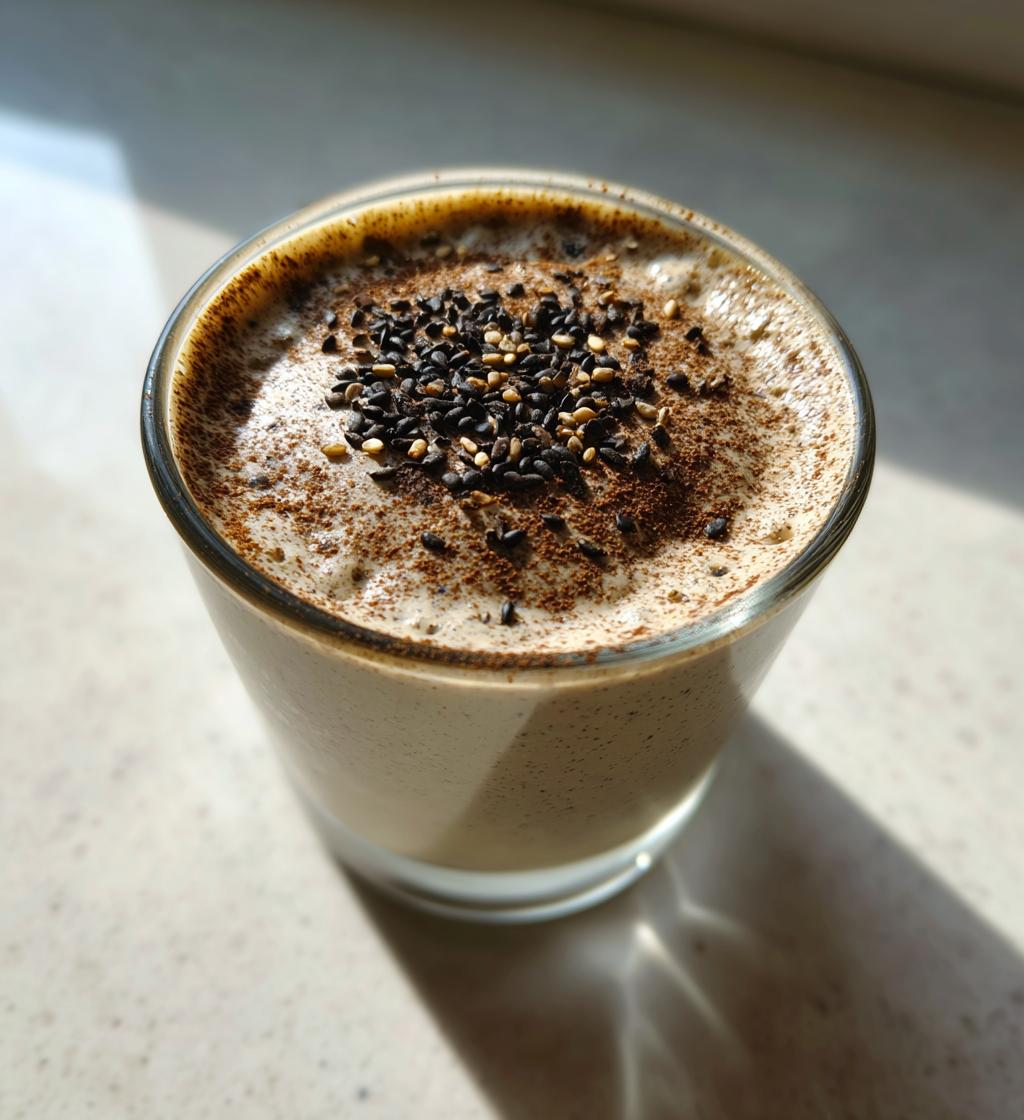 Black Sesame Panna Cotta