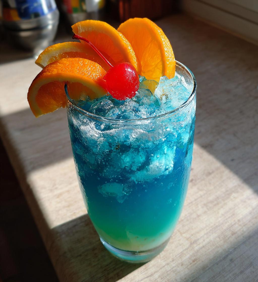 Blue Lagoon Mocktail - detail 1