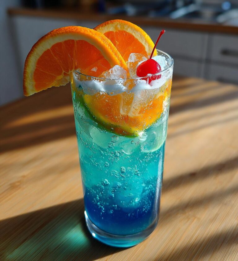 Blue Lagoon Mocktail