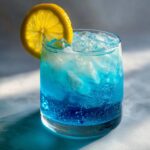 Blue Lagoon Mocktail (Blue Curacao Syrup & Sprite)