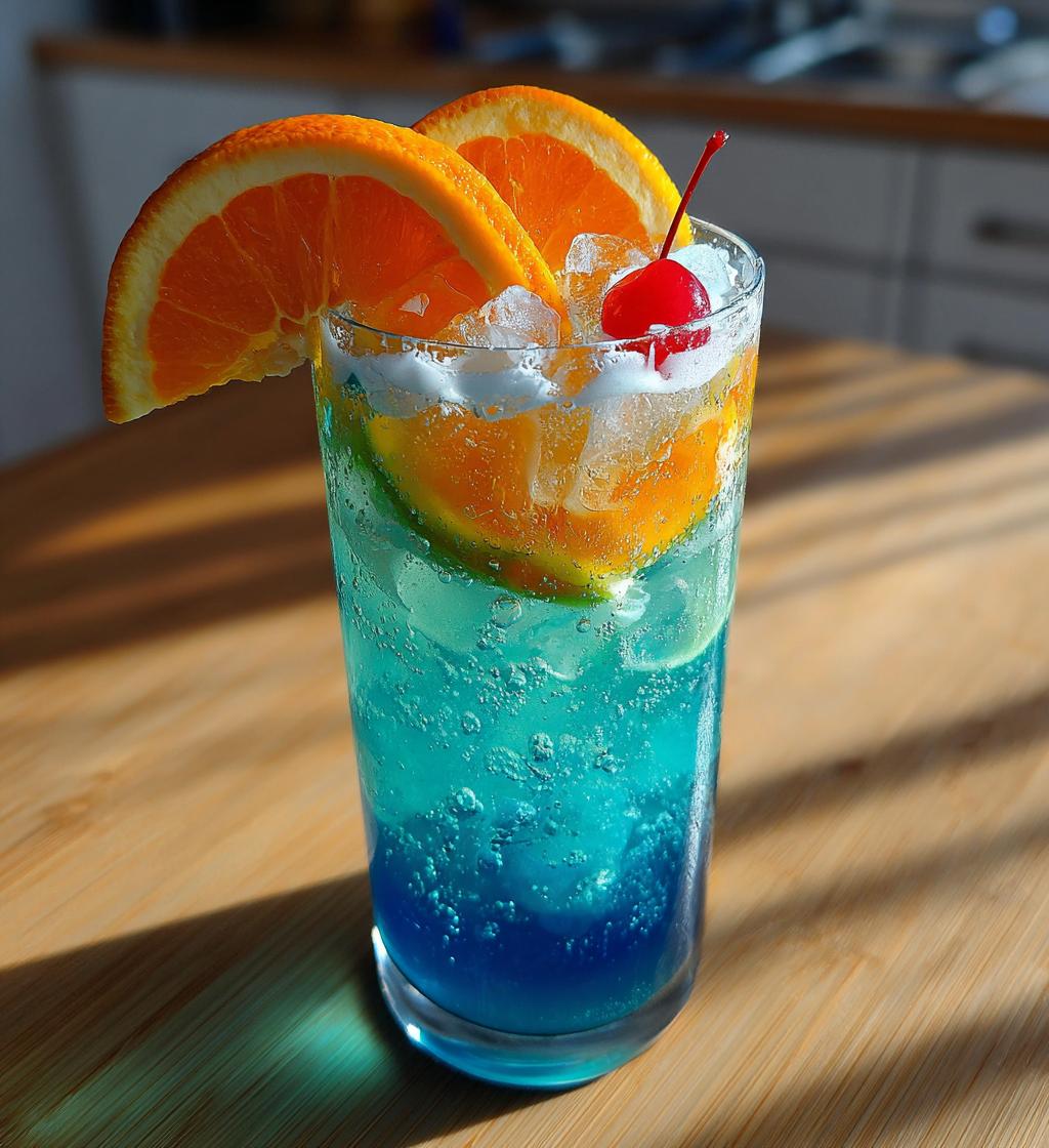 Blue Lagoon Mocktail