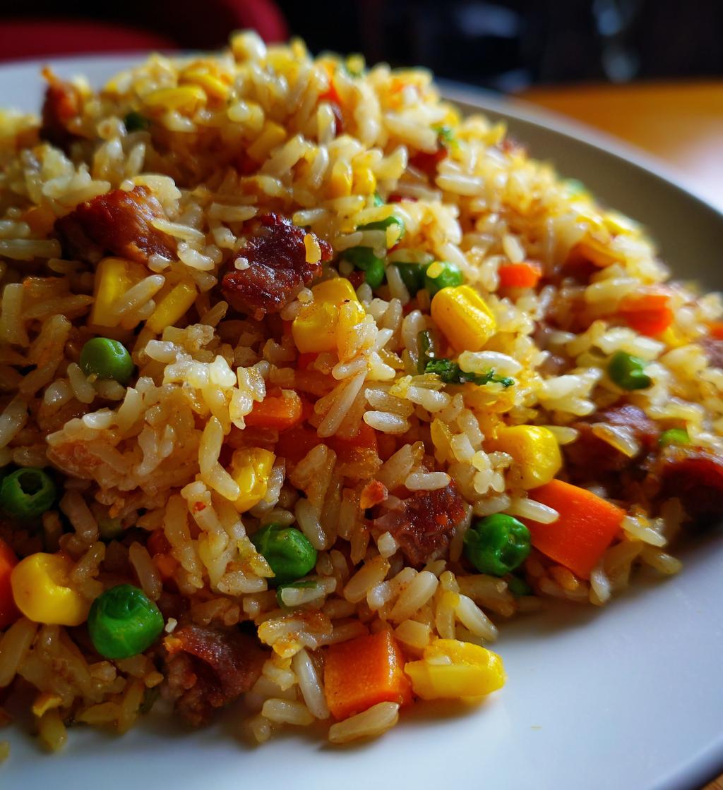 Bone Marrow Fried Rice (Using roasted canoe bones) - detail 1