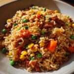 Bone Marrow Fried Rice (Using roasted canoe bones)