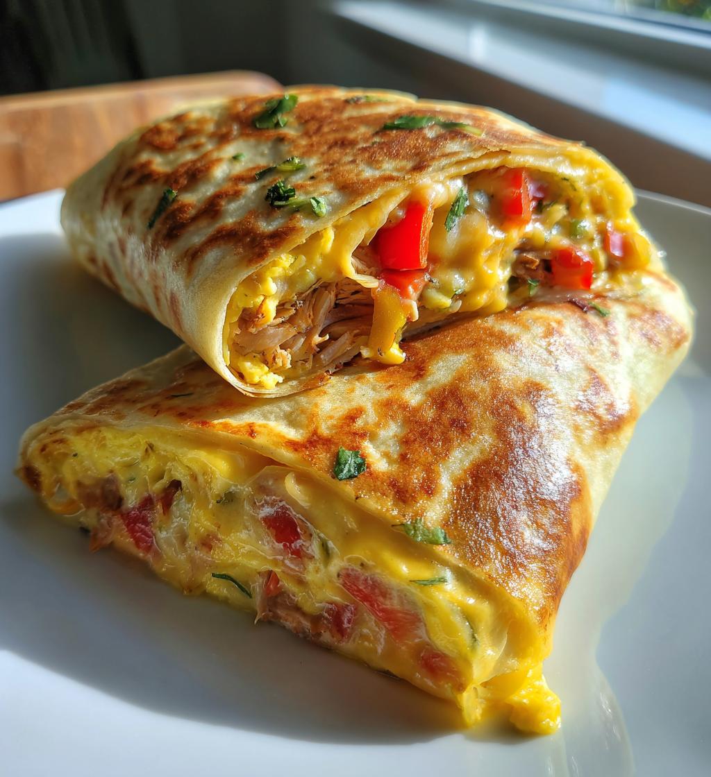 Breakfast Burrito Halal Style