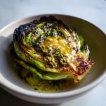 Charred Hispi Cabbage with Miso Butter