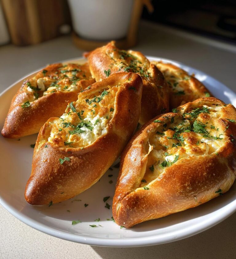 Cheese Fatayer (Boat-shaped pies)