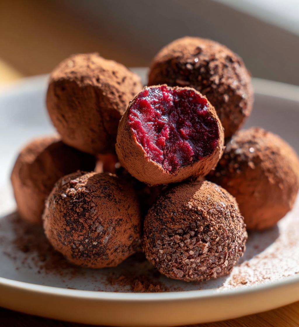 Cherry Mash Truffles - detail 1