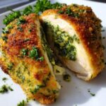 Chicken Kiev with Garlic Parsley Butter