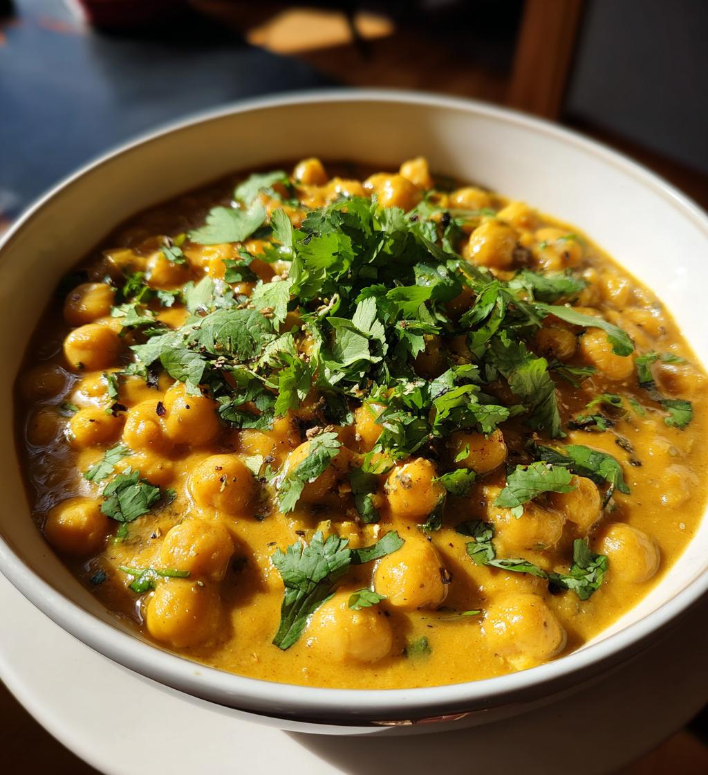 Chickpea Curry Coconut