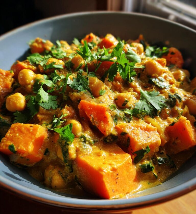 Chickpea and Sweet Potato Curry
