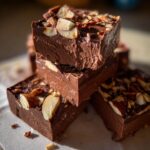 Chocolate Almond Halva Slices