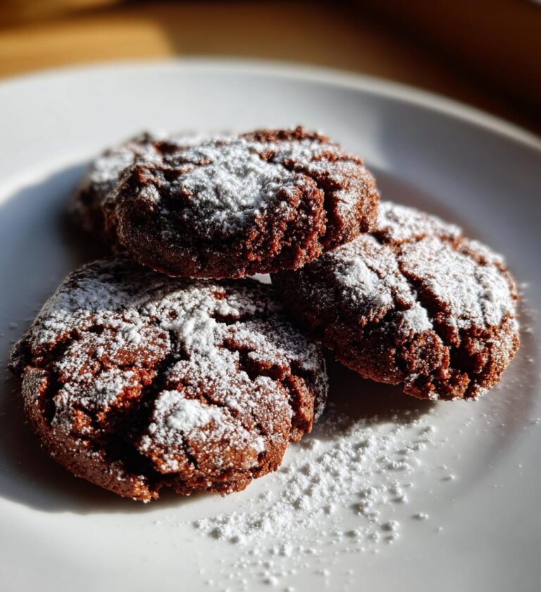 Chocolate Cardamom Shortbread