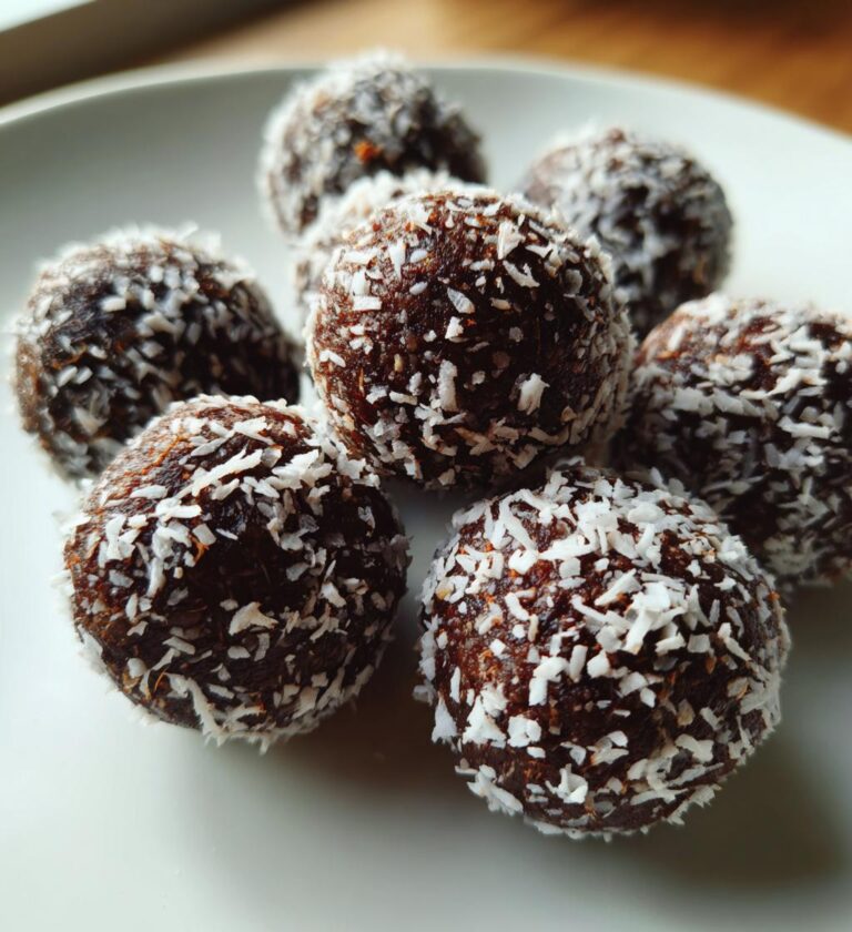 Chocolate Coconut Laddoo