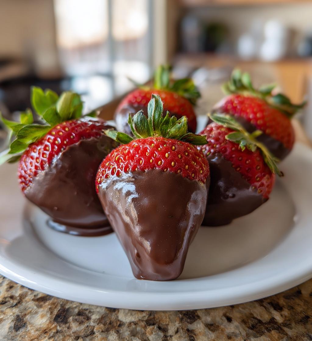Chocolate Covered Cheesecake Strawberries - detail 1