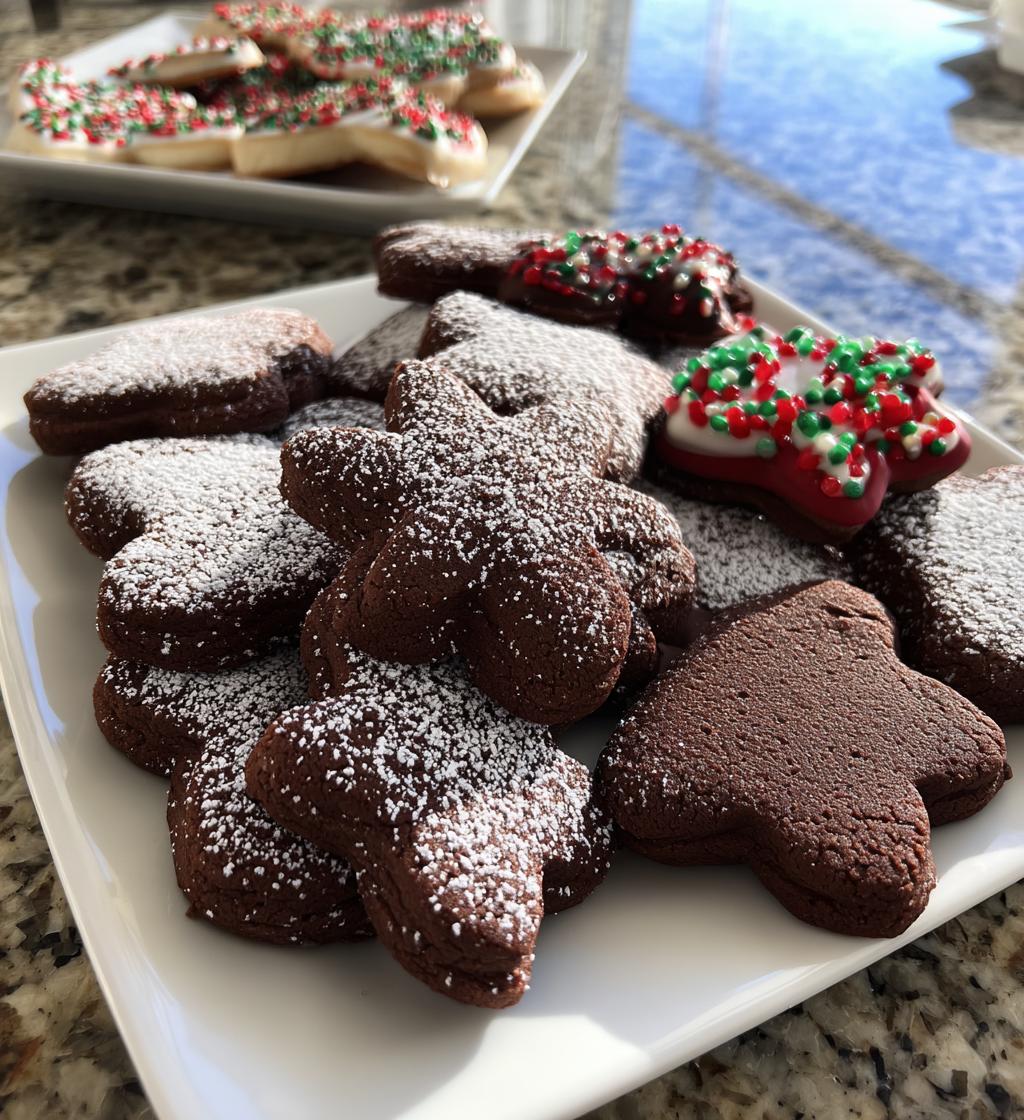 Chocolate Cut Out Sugar Cookies - detail 1