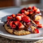 Chocolate Dipped Strawberry Cookies