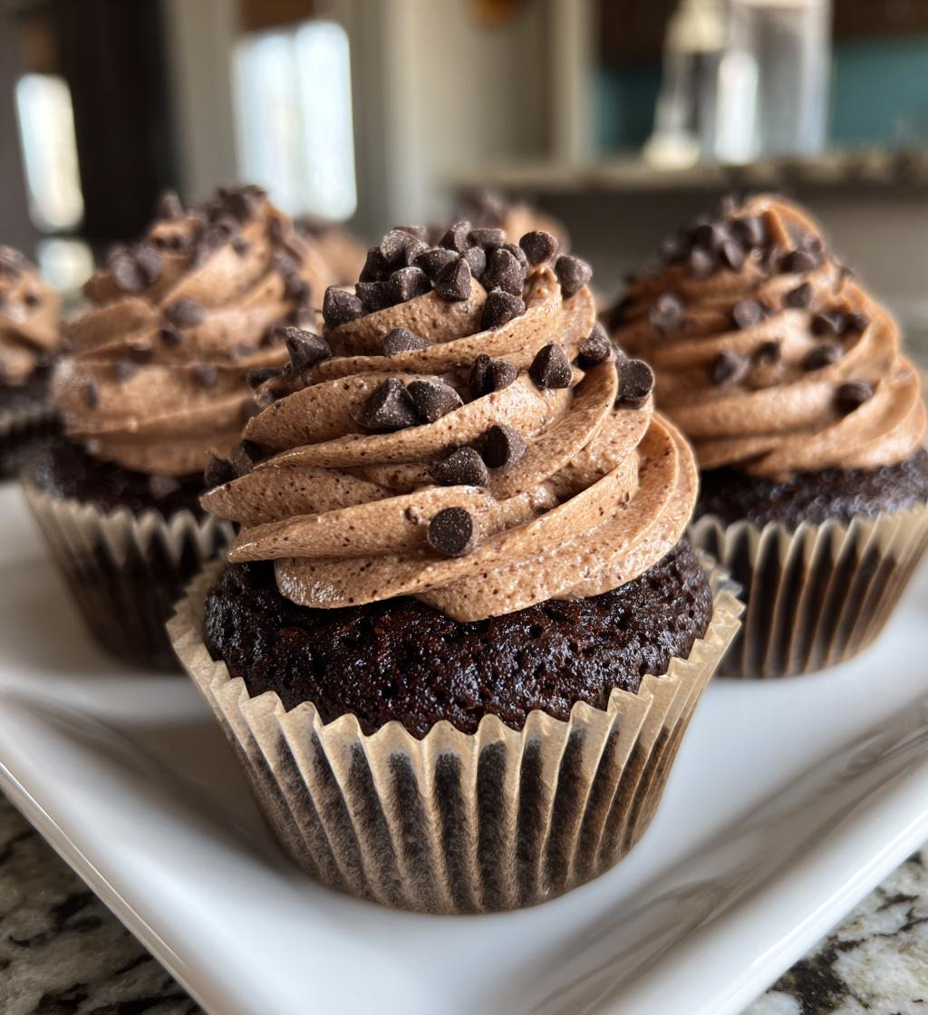 Chocolate Heart Cupcakes - detail 1
