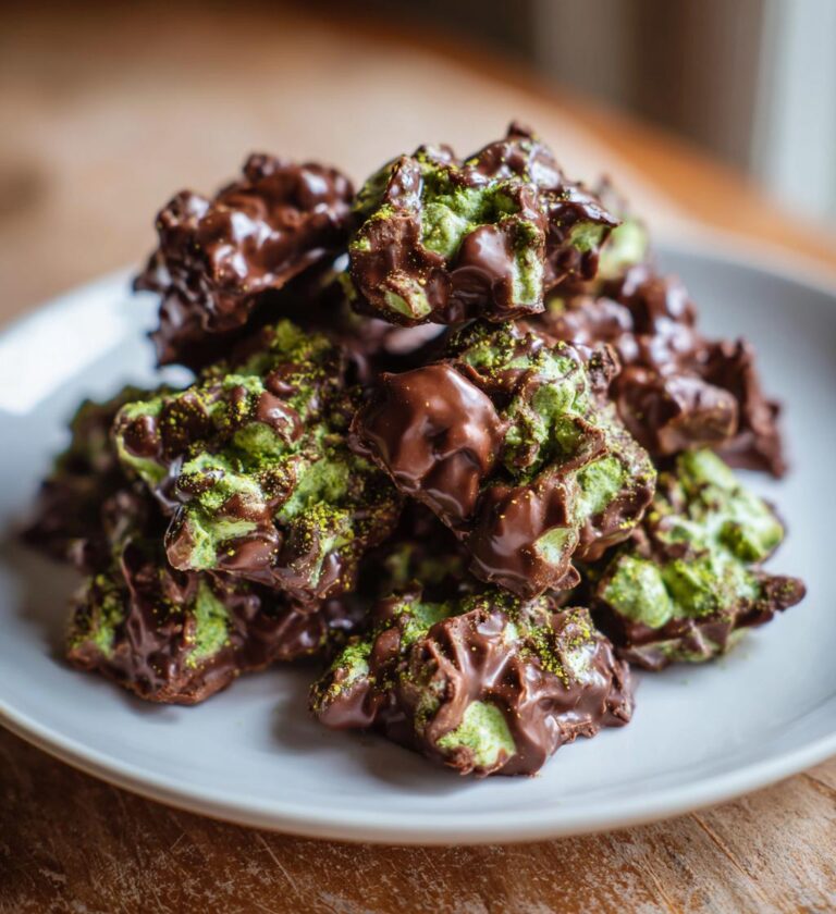 Chocolate Matcha Latte Clusters