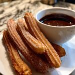 Churros with Spicy Chocolate Dip
