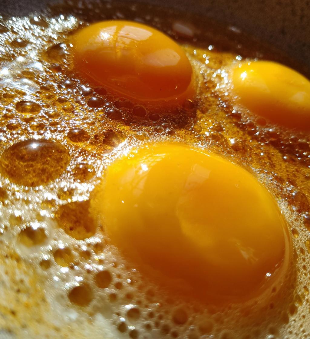 Confit Egg Yolks in Tallow (Rich garnish for steaks) - detail 1