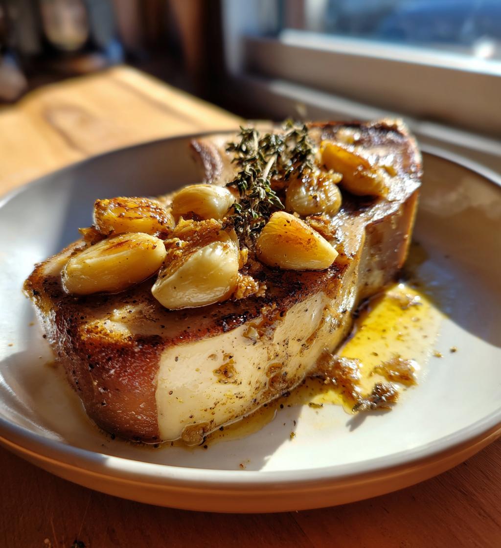 Confit Garlic Bone Marrow - detail 1