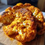 Crispy Buffalo Cauliflower Steaks