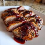 Crispy Skin Duck Breast with Blackberry Sauce