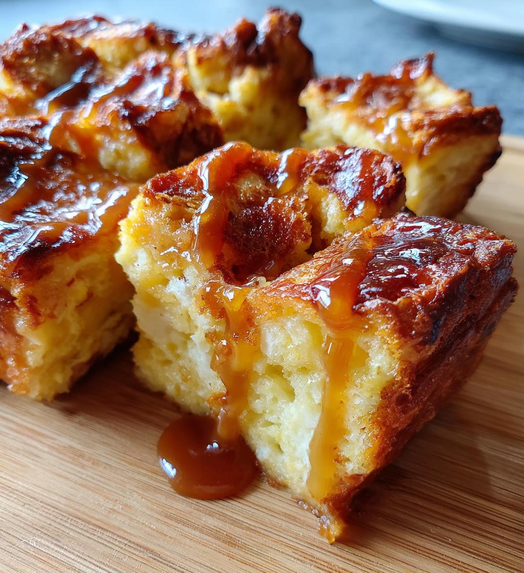 Croissant Bread Pudding with Salted Caramel - detail 1