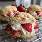 Crumbl Strawberry Shortcake Cookies