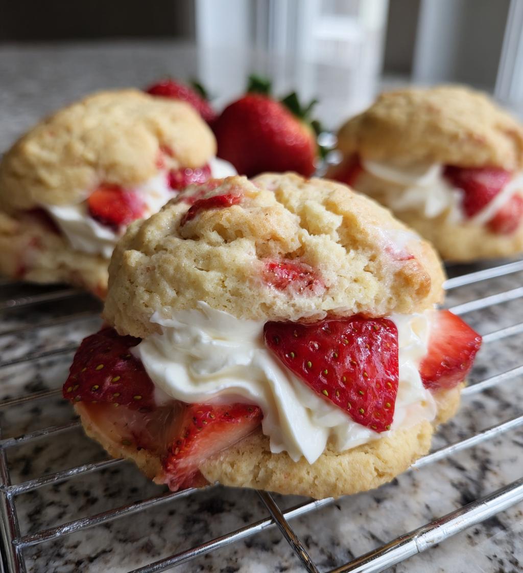 Crumbl Strawberry Shortcake Cookies