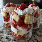 Easy Strawberry Shortcake Trifles