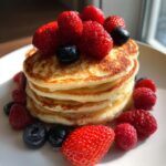 Fluffy Soufflé Pancakes with Fresh Berries