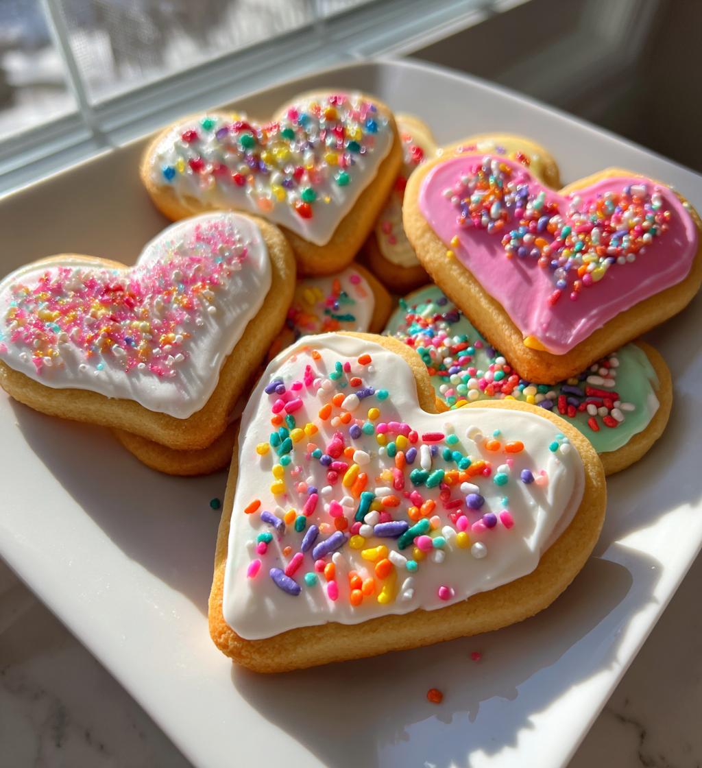 Frost Heart Cookies - detail 1