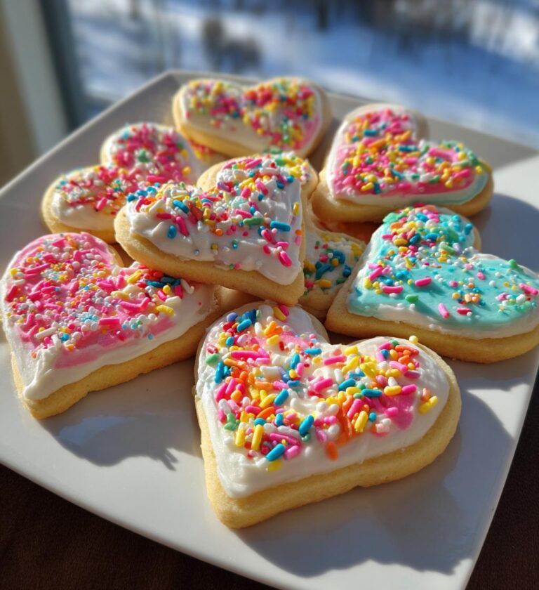 Frost Heart Cookies