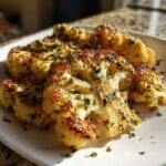 Garlic Herb Roasted Cauliflower Steaks