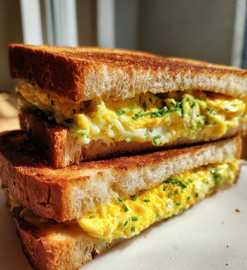 Gilgeori Toast (Korean Street Toast with Cabbage Omelet) - detail 1
