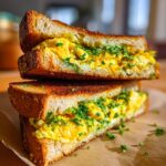 Gilgeori Toast (Korean Street Toast with Cabbage Omelet)
