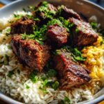 Halal Beef Kebab Rice