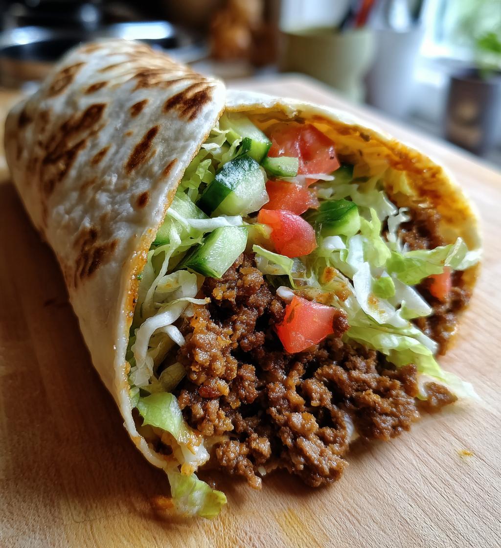 Halal Beef Roti Wrap - detail 1