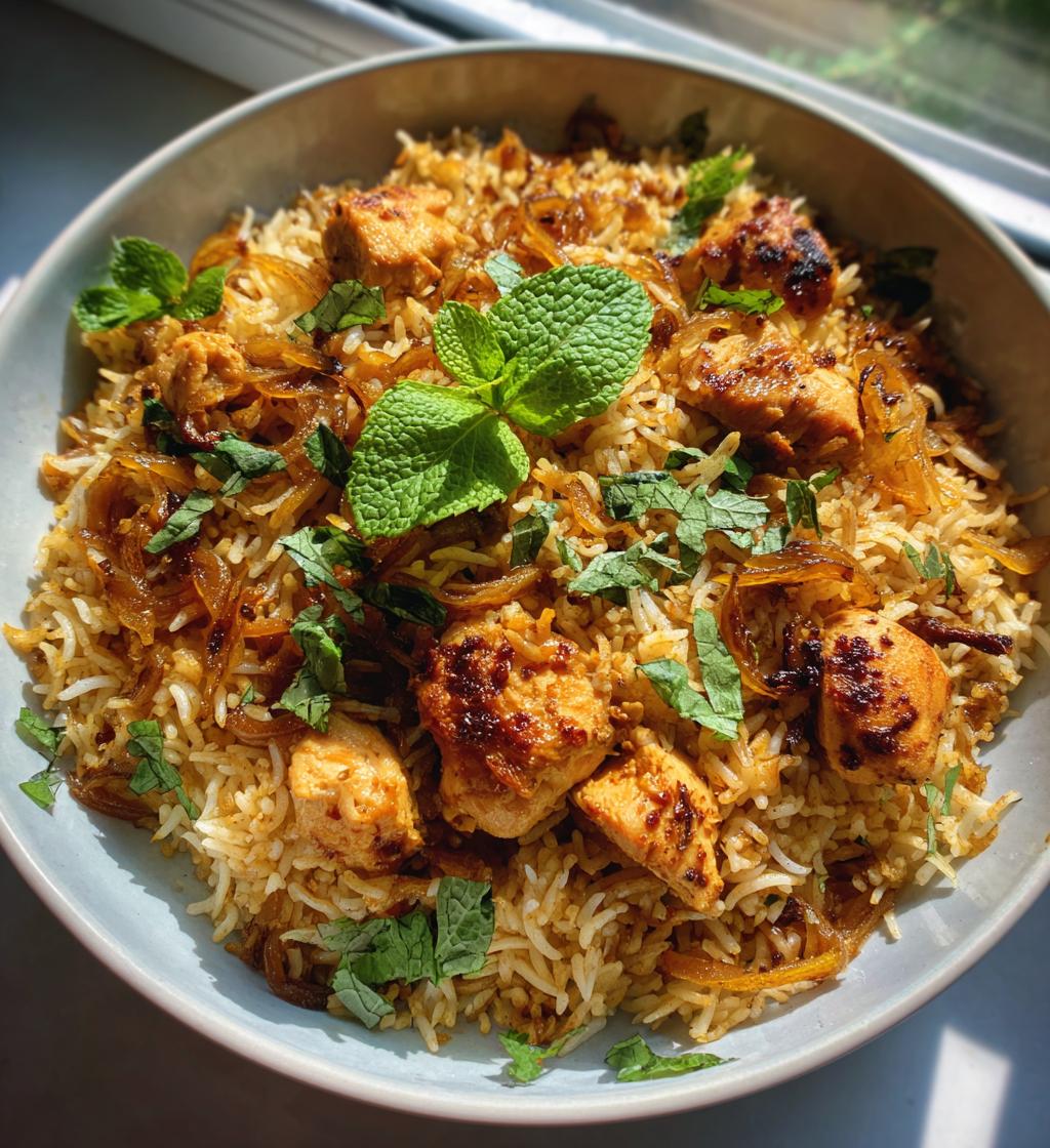 Halal Chicken Biryani - detail 1