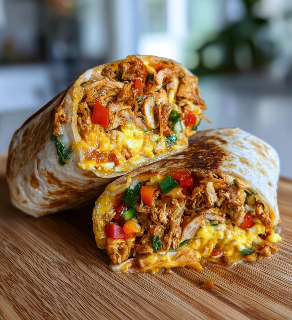 Halal Chicken Omelette Wrap - detail 1