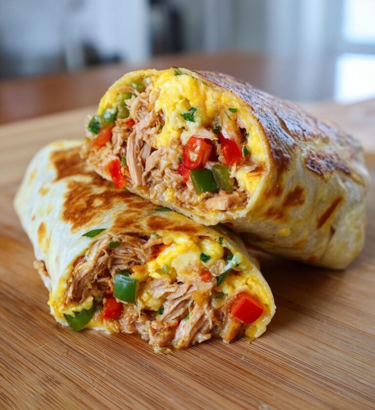 Halal Chicken Omelette Wrap